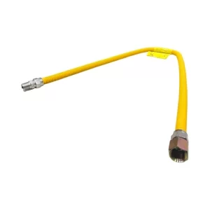 3/4"M X 1/2"M X 48" Stainless Steel Gas Range Connector