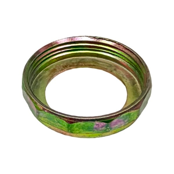 1 1/2" X 1 1/4" Brass-Plated Zinc Die-Cast Slipnut