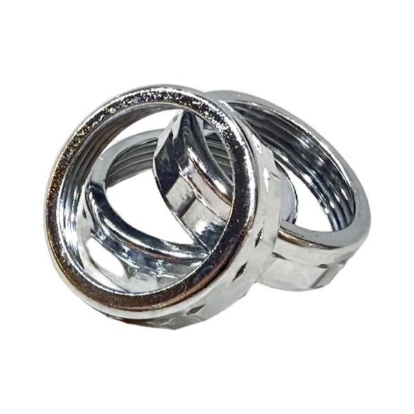 1 1/2" X 1 1/2" Chrome-Plated Zinc Die-Cast Slipnut