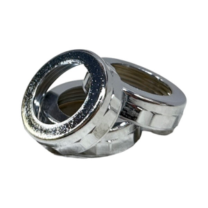 1 1/2" X 1 1/4" Chrome-Plated Zinc Die-Cast Slipnut