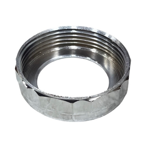 1 1/2" X 1 1/4" Chrome-Plated Zinc Die-Cast Slipnut