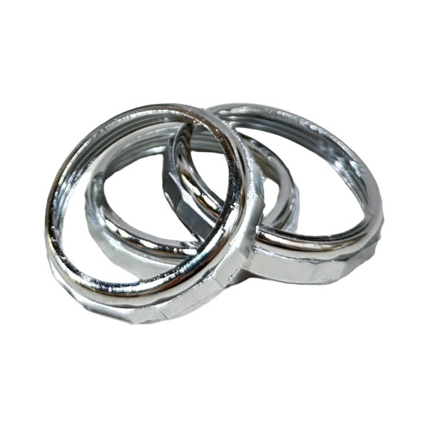 2" X 2" Chrome-Plated Zinc Die-Cast Slipnut
