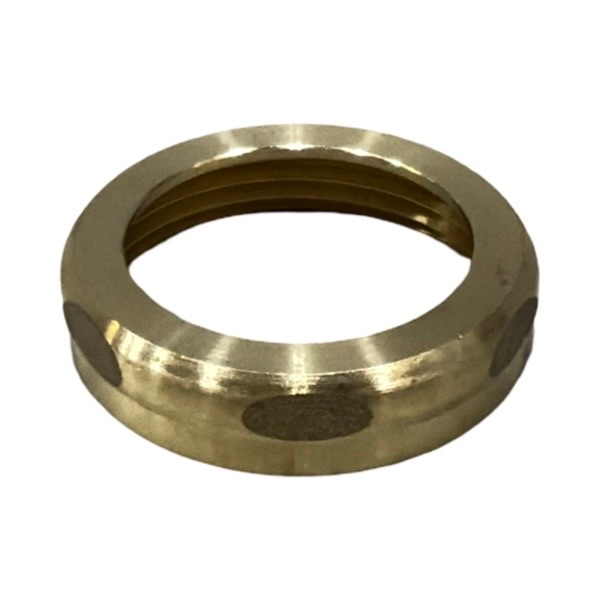1 1/4" X 1 1/4" Rough Brass Slipnut