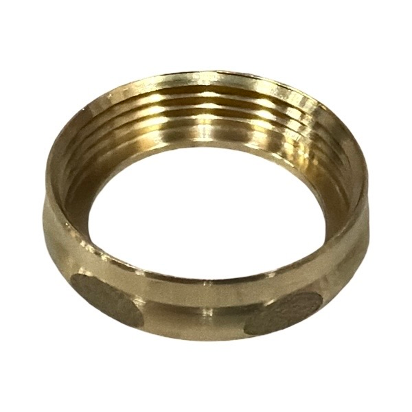 1 1/4" X 1 1/4" Rough Brass Slipnut