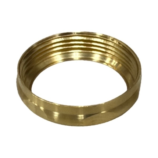 1 1/2" X 1 1/2" Rough Brass Slipnut