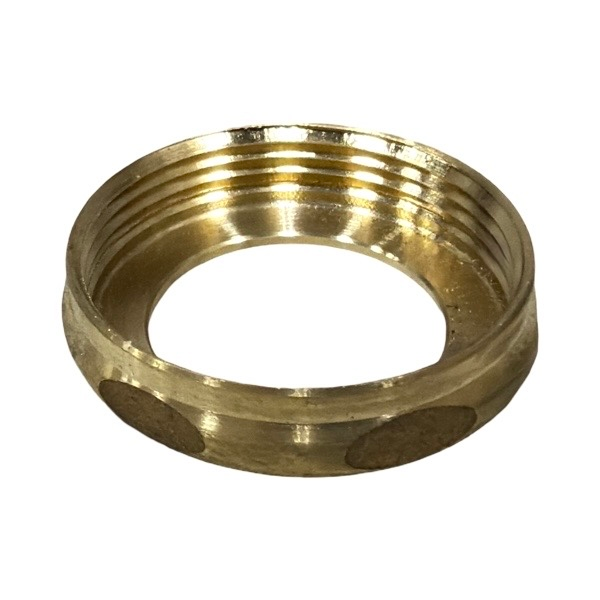 1 1/2" X 1 1/4" Rough Brass Slipnut