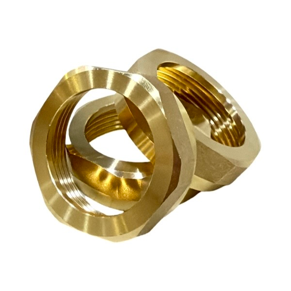 1 1/2" Extra Heavy Brass Slipnut