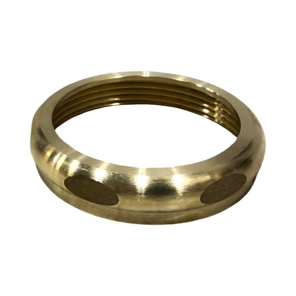 2" X 2" Rough Brass Slipnut