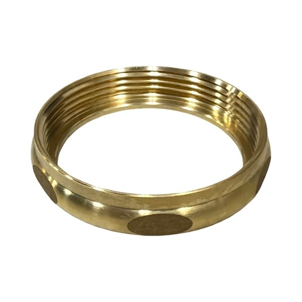 2" X 2" Rough Brass Slipnut