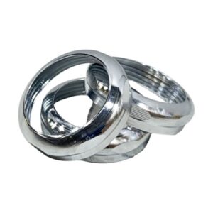 1 1/2" X 1 1/2" Chrome-Plated Solid Brass Slipnut