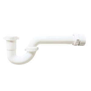 1 1/2" PVC P-Trap With Adapter