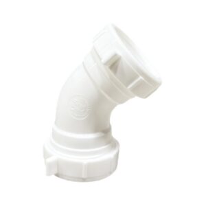 1 1/2" PVC Slip Elbow, 45 Degree