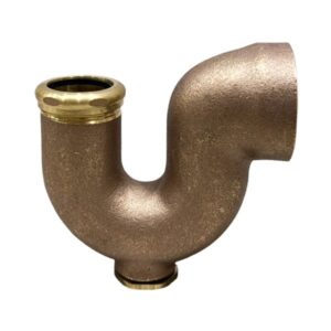 2" X 1 1/2" Rough Brass NY Regulation Trap