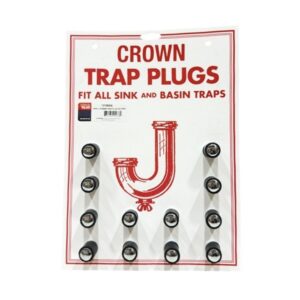 Small Rubber Trap Plugs on Card