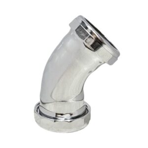 1 1/2" Chrome-Plated Double Slip 45 Degree Elbow