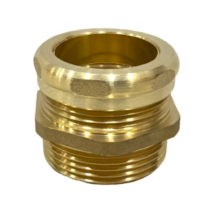 1 1/4" OD X 1 1/4" Male Brass Trap Adapter