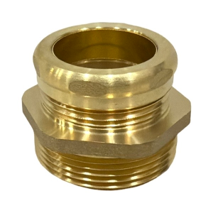 1 1/4" OD X 1 1/2" Male Brass Trap Adapter