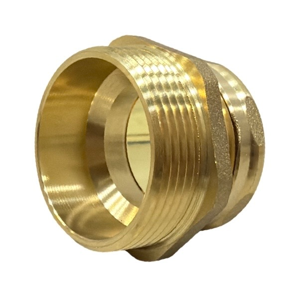 1 1/4" OD X 1 1/2" Male Brass Trap Adapter