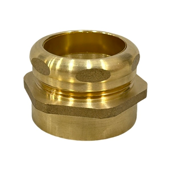 1 1/2" OD X 1 1/2" Female Brass Trap Adapter