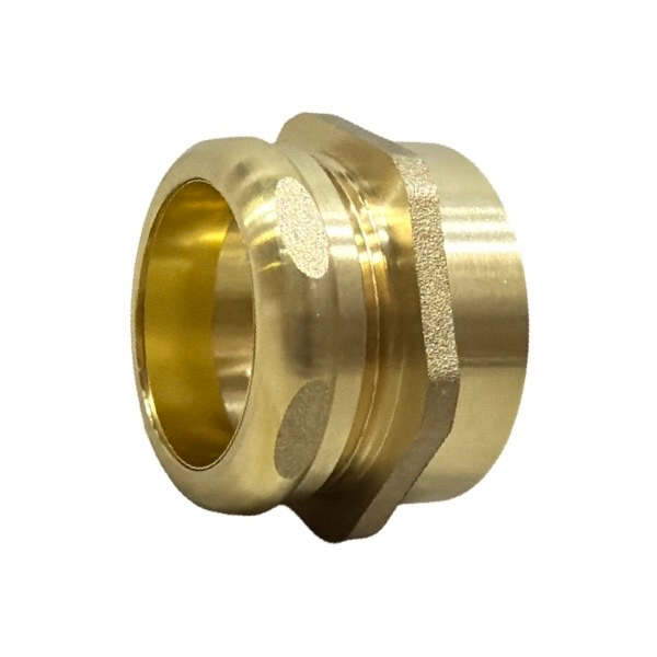 1 1/2" OD X 1 1/2" Female Brass Trap Adapter