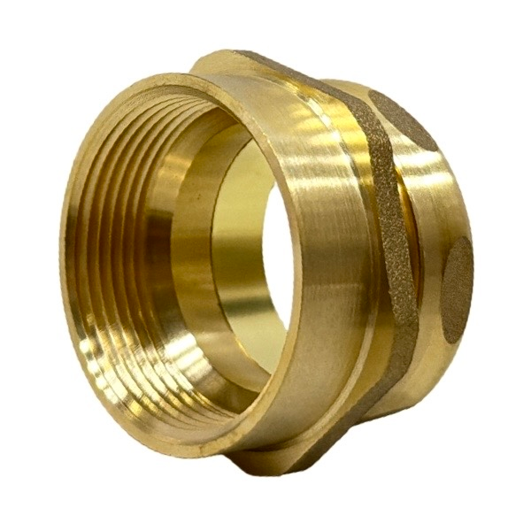 1 1/2" OD X 1 1/2" Female Brass Trap Adapter