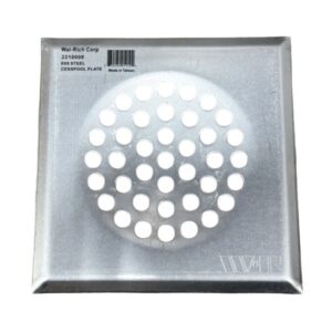 8" X 8" Galvanized Steel Cesspool Plate