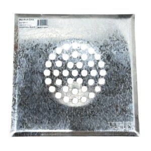 10" X 10" Galvanized Steel Cesspool Plate