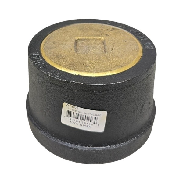 3" Push-On Cleanout Less Gasket (Service Weight) with Countersunk Plug