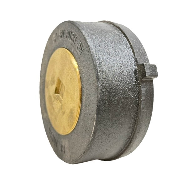6" Push-On Cleanout Less Gasket (Service Weight) with Countersunk Plug