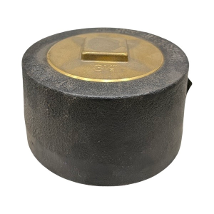 4" Schedule 40 Push-On Cleanout Less Gasket with Raised Head Plug