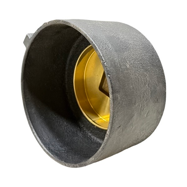4" Schedule 40 Push-On Cleanout Less Gasket with Raised Head Plug