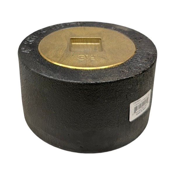 4" Schedule 40 Push-On Cleanout Less Gasket with Countersunk Plug