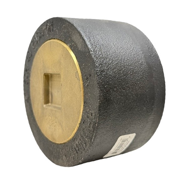 4" Schedule 40 Push-On Cleanout Less Gasket with Countersunk Plug