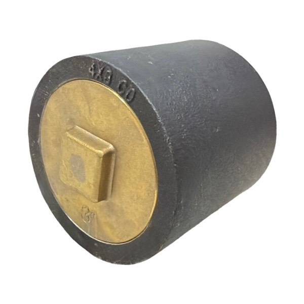 4" Cast Iron Plain-End Cleanout - Long Pattern
