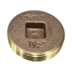 1 1/2" Countersunk Head Brass Plug