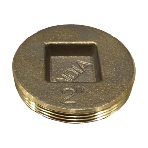 2" Countersunk Head Brass Plug