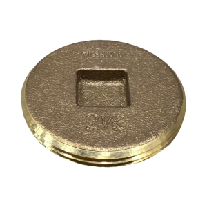 2 1/2" Countersunk Head Brass Plug