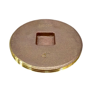 4" Countersunk Head Brass Plug