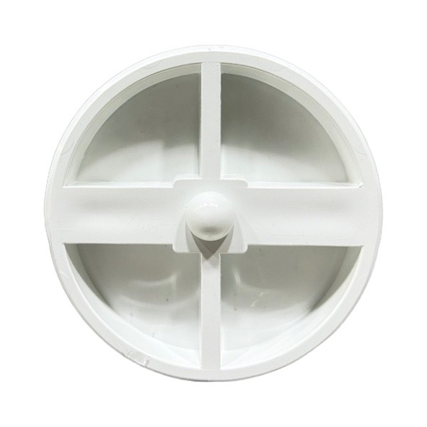 4" PVC Cleanout Plug With Brass Insert