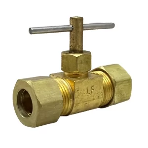 3/8" OD Straight Needle Valve (Lead-Free)