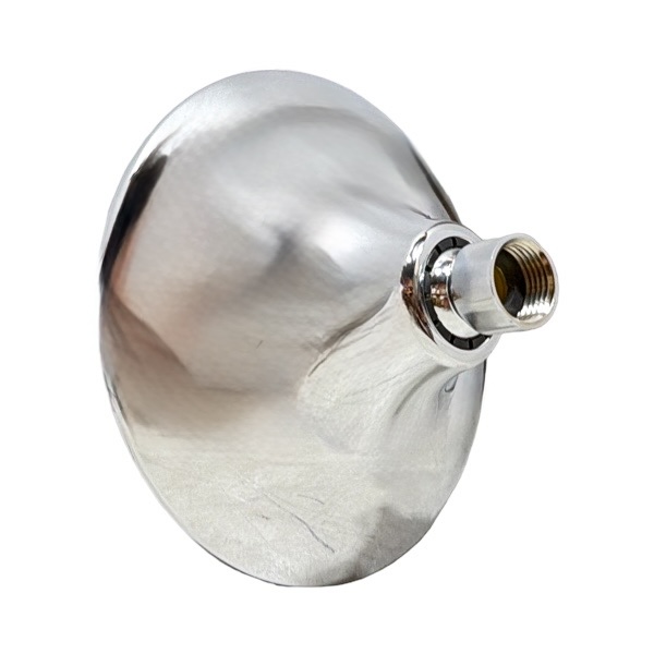 6" Chrome-Plated Rain Head With Brass Ball Joint