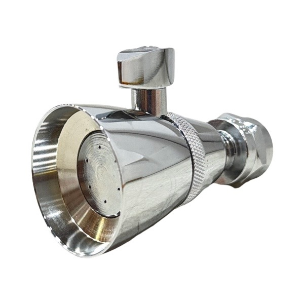 1 3/4" Chrome-Plated Solid Brass Deluxe Shower Head - 2.5 GPM