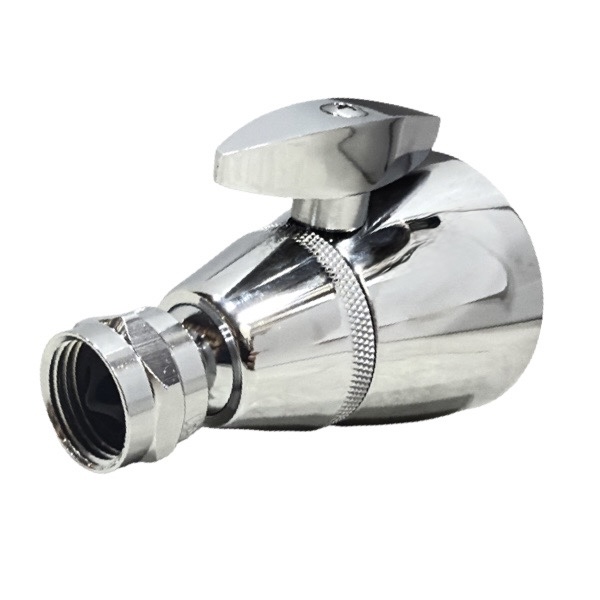 2 1/4" Chrome-Plated Solid Brass Deluxe Shower Head - 2.5 GPM