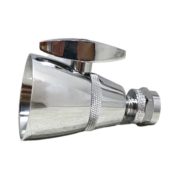 2 1/4" Chrome-Plated Solid Brass Deluxe Shower Head - 2.5 GPM