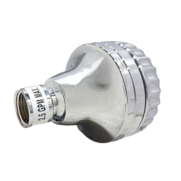 Chrome-Plated Massage Shower Head - 2.5 GPM