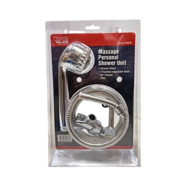 Chrome-Plated Hand Held Massage Shower Unit