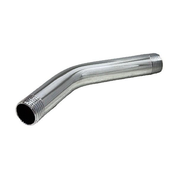 1/2" X 6" Chrome-Plated 45 Degree Shower Arm