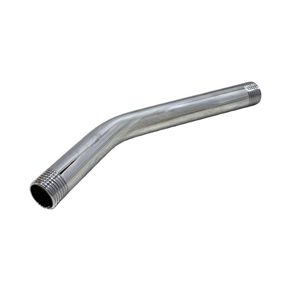 1/2" X 8" Chrome-Plated 45 Degree Shower Arm