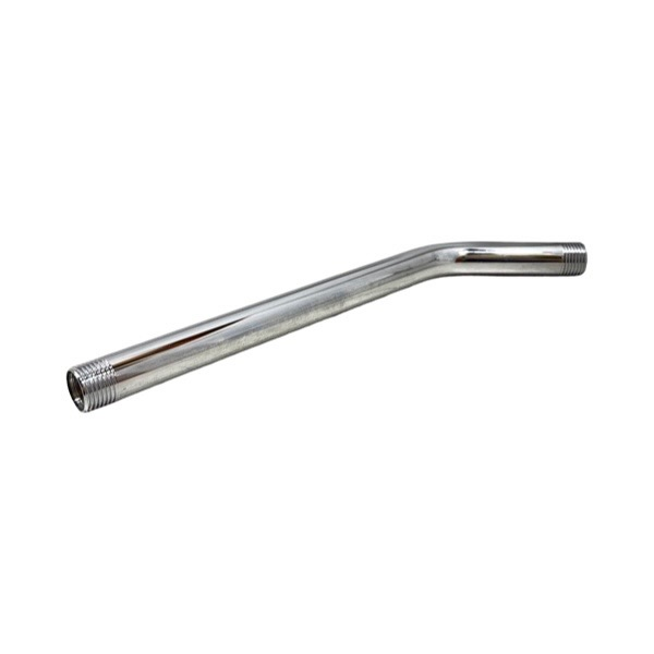 1/2" X 12" Chrome-Plated 45 Degree Shower Arm