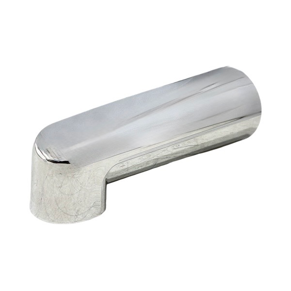 7" Chrome-Plated Zinc Overrim Spout